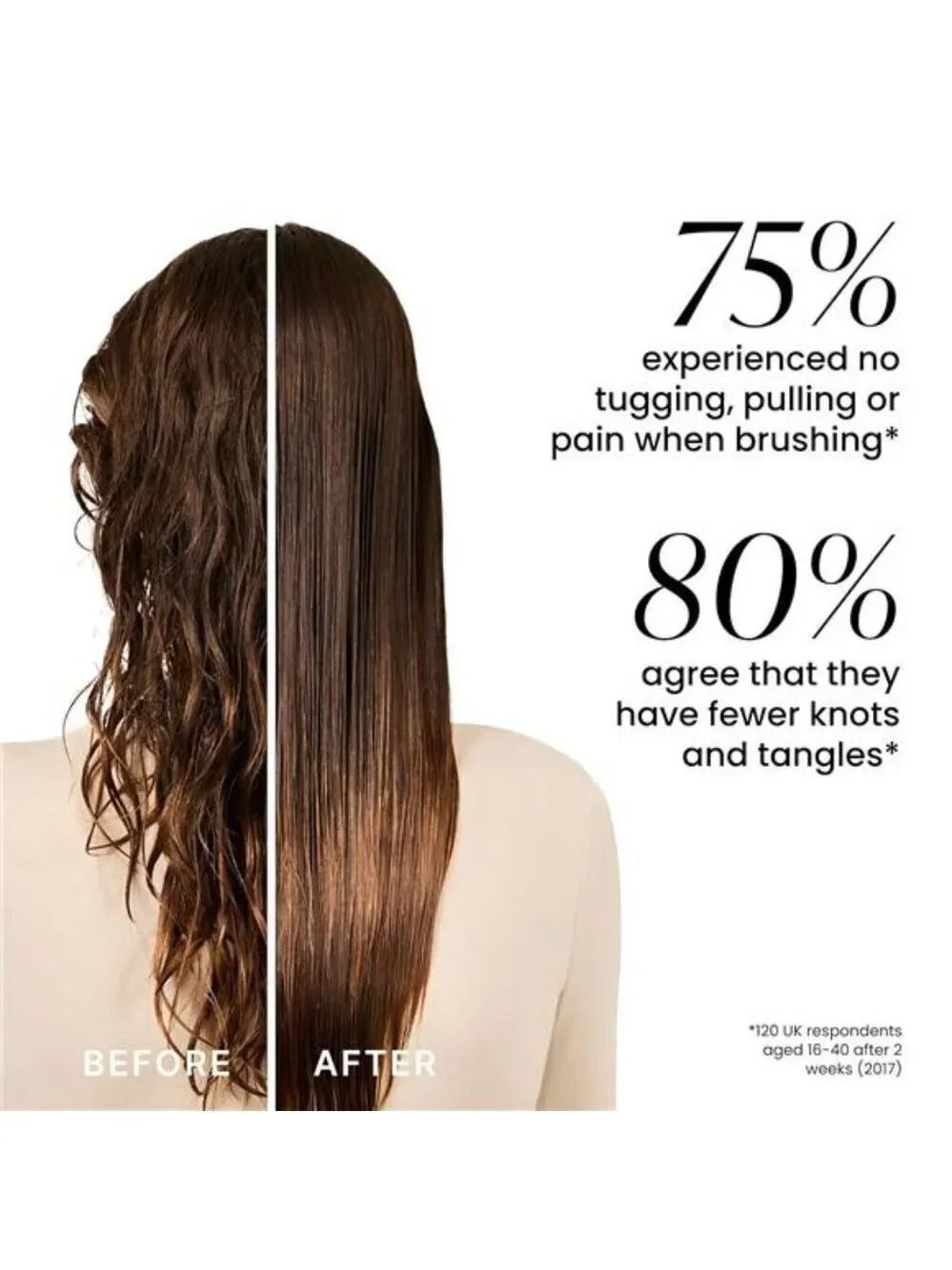 Detangler hair brush wet dry hair all hair types reduces knots prevents breakage